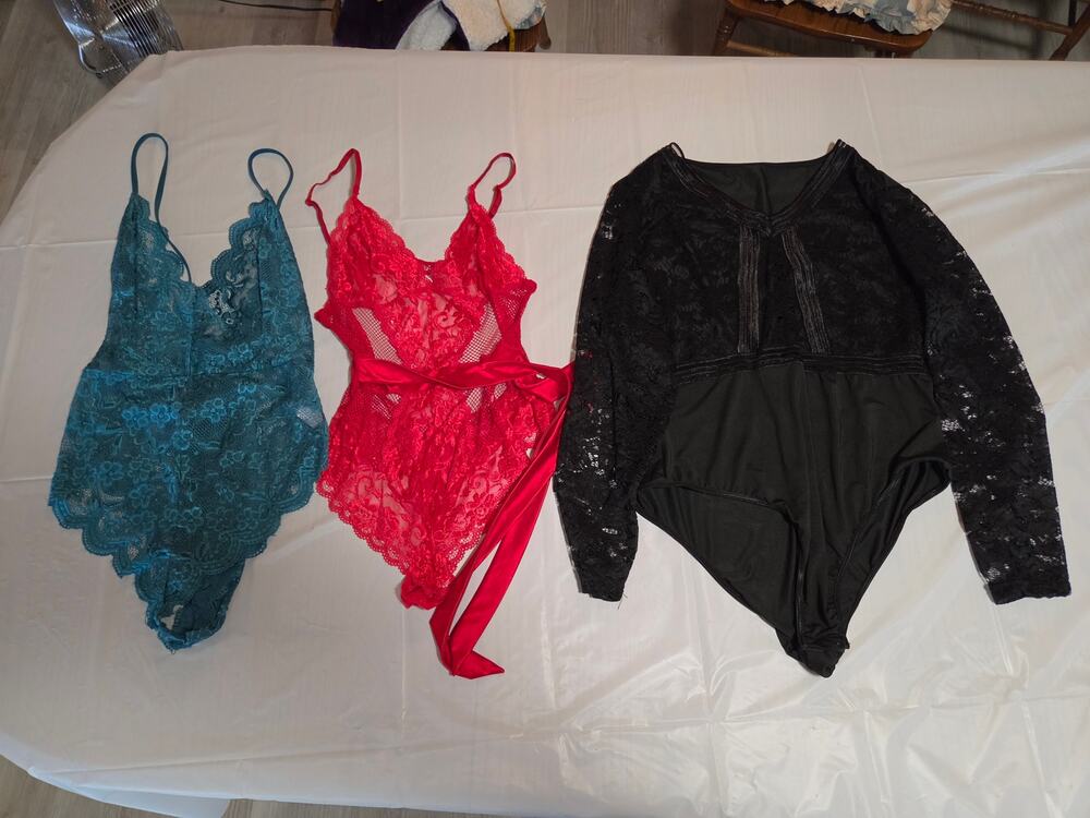 Lot of 3 Lingerie Items, Women's Size 3XL
